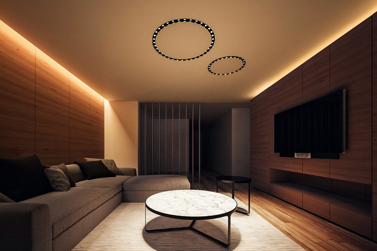 Парящі натяжні стелі